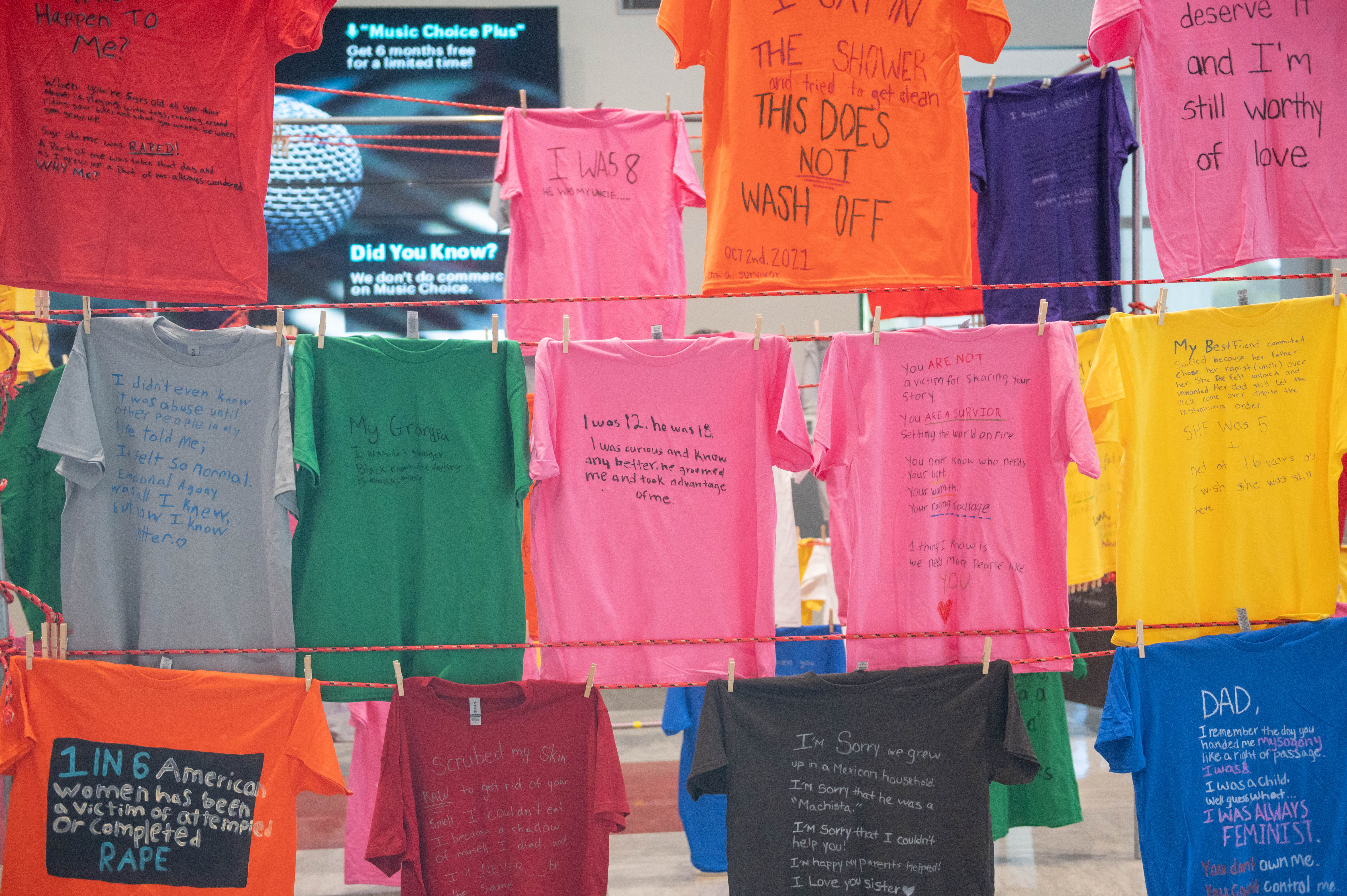 clothesline project